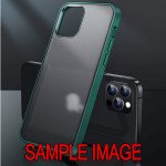 Wholesale Slim Armor Clear Matte Hybrid Case for Samsung Galaxy A71 5G (Green)